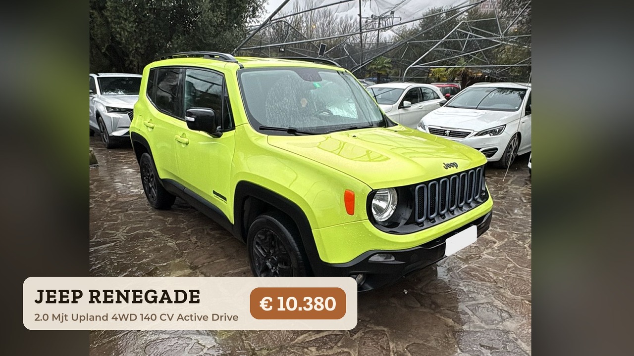 Video Jeep Renegade 2.0 mjt Upland 4wd 140cv Active Drive